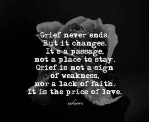 Grief The Price for Love